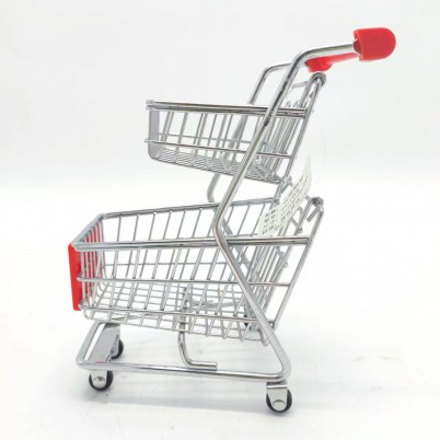 克孜勒苏柯尔克孜Double-Layer Shopping Cart F0104